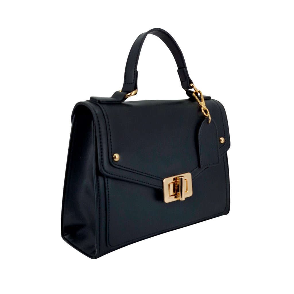Cartera satchel Tracy negro