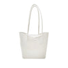 Cartera tote Claudette para mujer color blanco