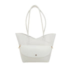 Cartera tote Claudette para mujer color blanco