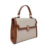 Cartera satchel Lolo tan