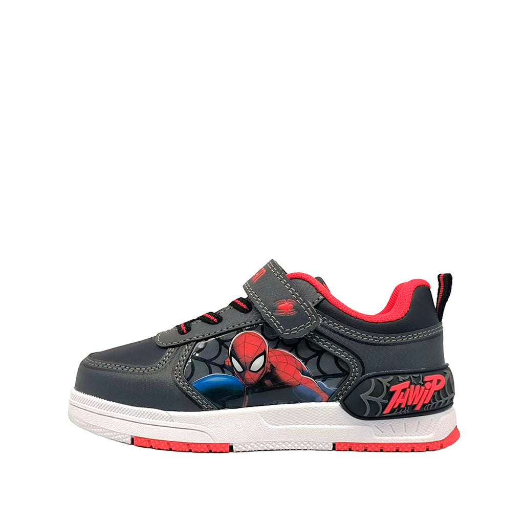 Tennis Spiderman para niño color negro