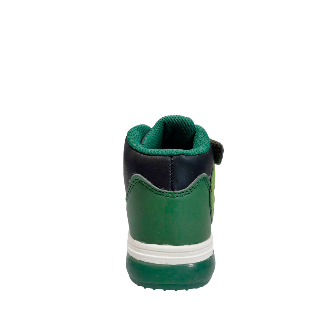 Botas Hulk para niño color verde