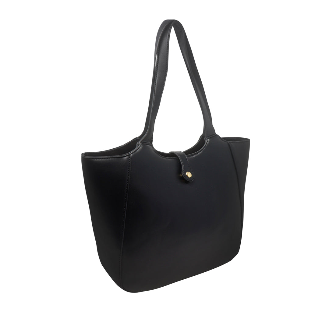 Cartera tote Teddy negro