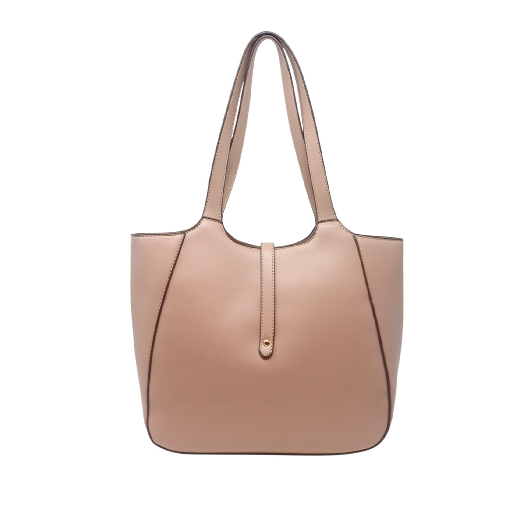 Cartera tote Teddy taupe