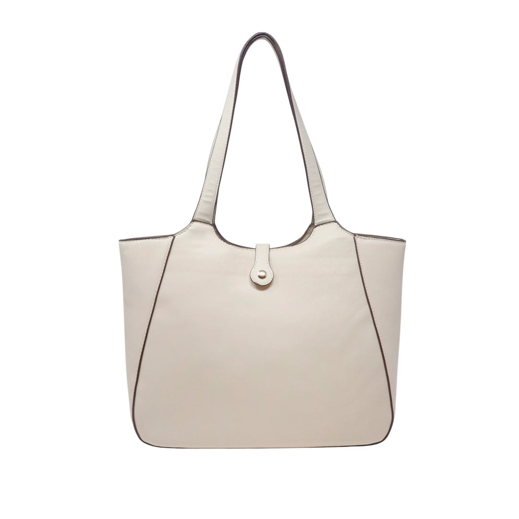 Cartera tote Teddy blanco