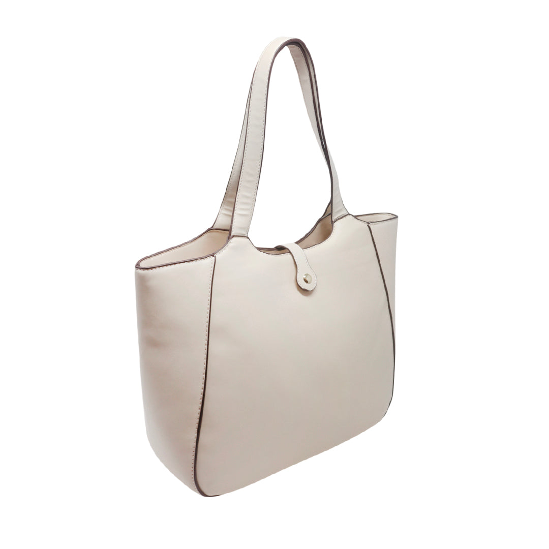 Cartera tote Teddy blanco