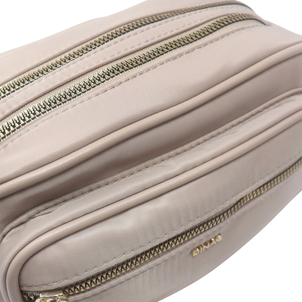 Cartera crossbody Kenny taupe