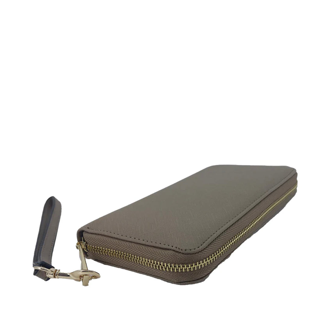 Billetera Alexa taupe