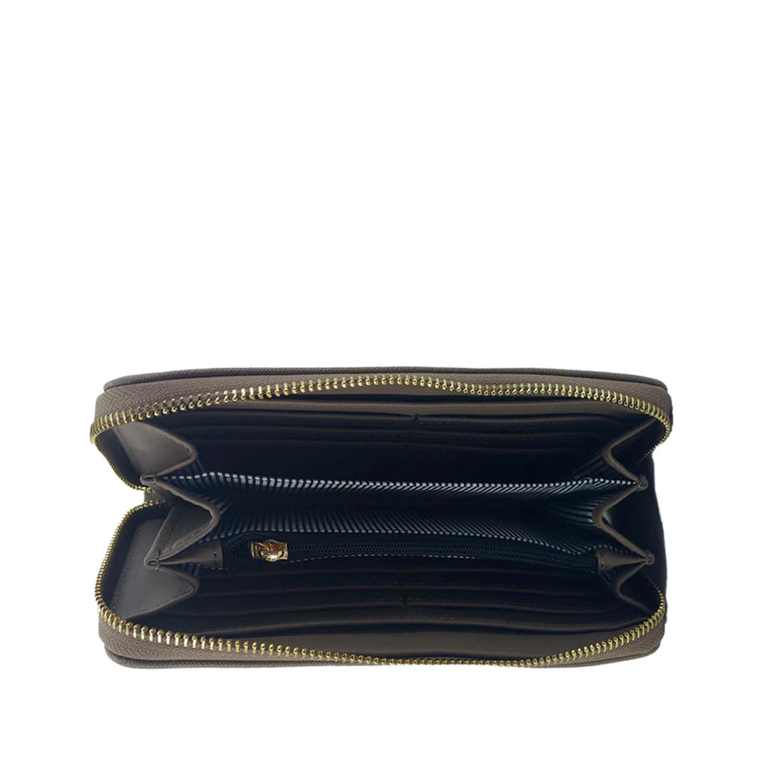 Billetera Alexa taupe