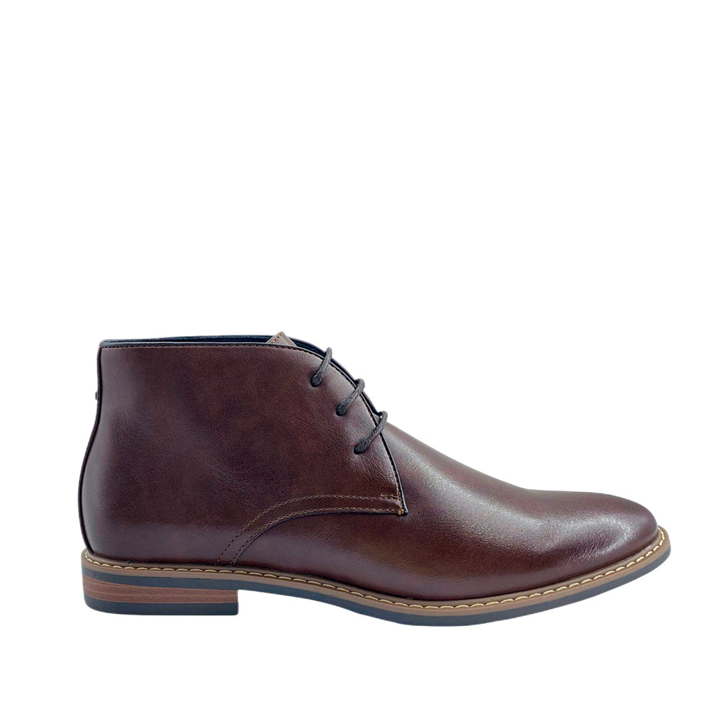Botines Barney para hombre color café