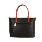 Cartera satchel Cam para mujer color negro