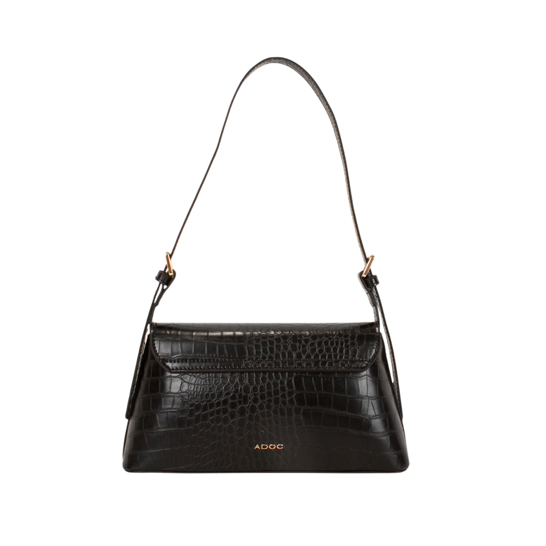 Cartera satchel Garne para mujer color negro