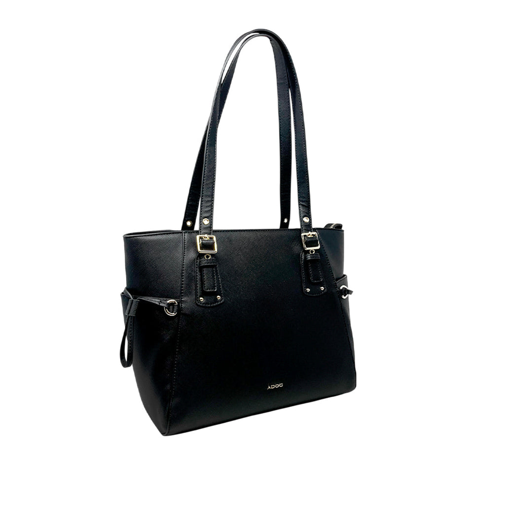 Cartera tote Cory para mujer color negro