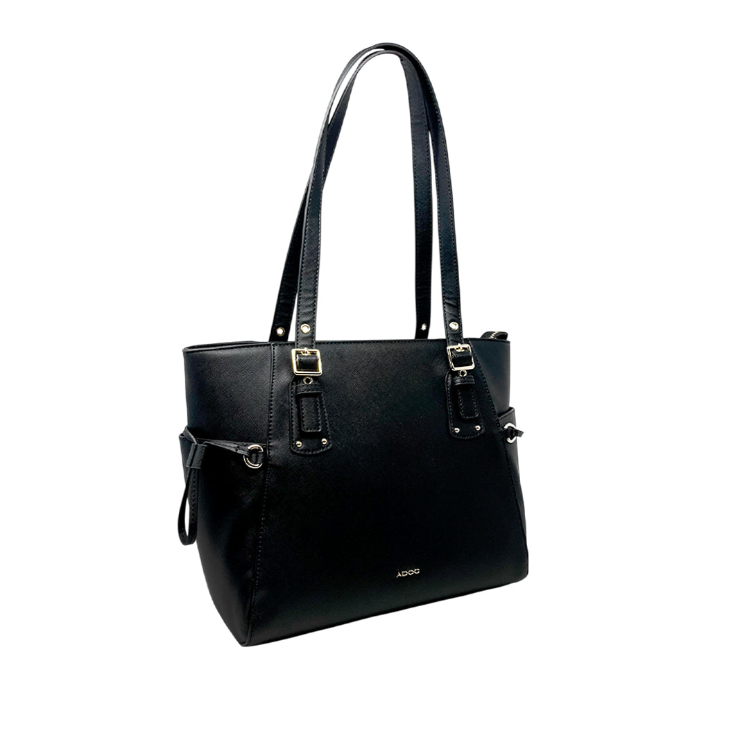 Cartera tote Cory para mujer color negro