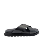 Sandalias slip on Asher para hombre color negro