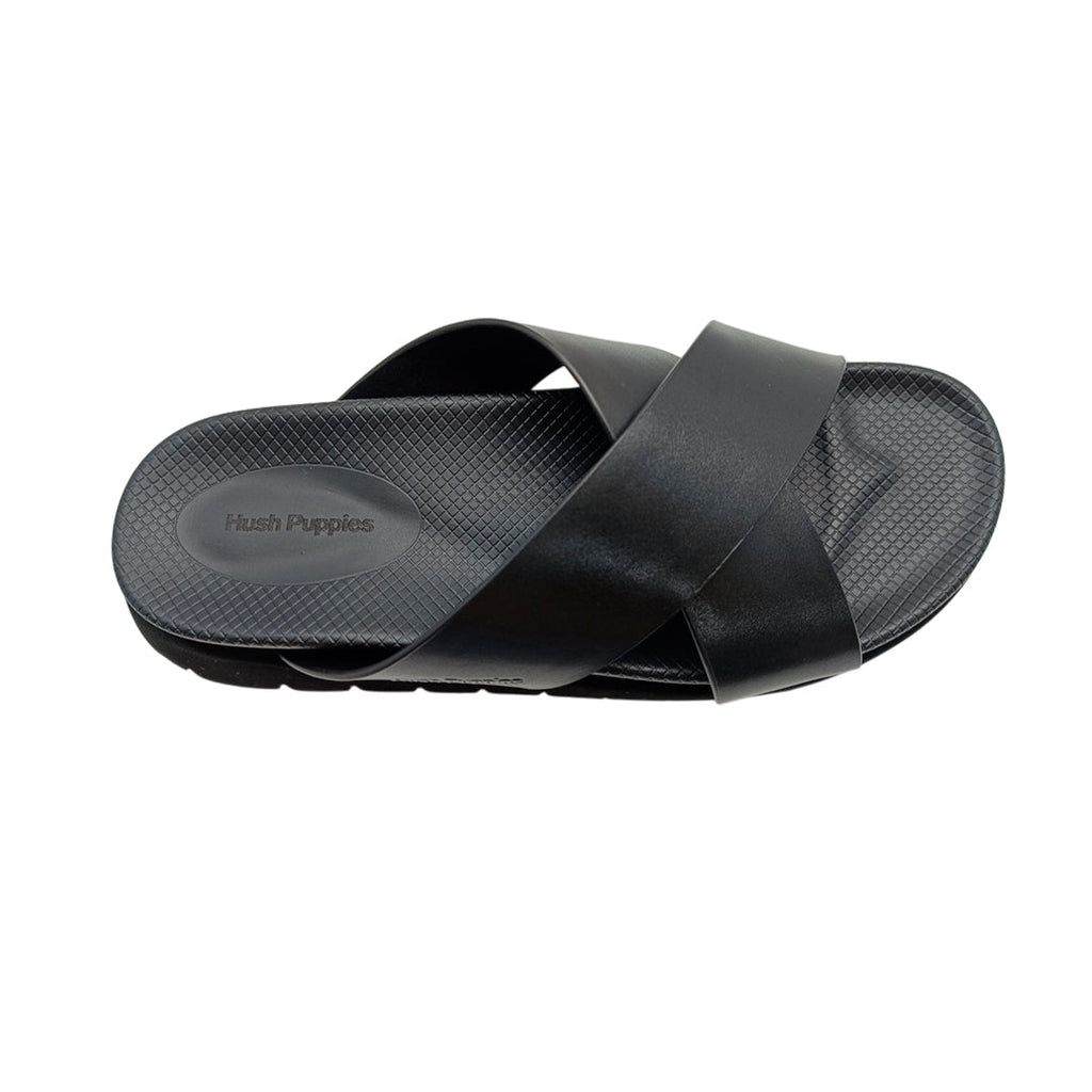 Sandalias slip on Asher para hombre color negro