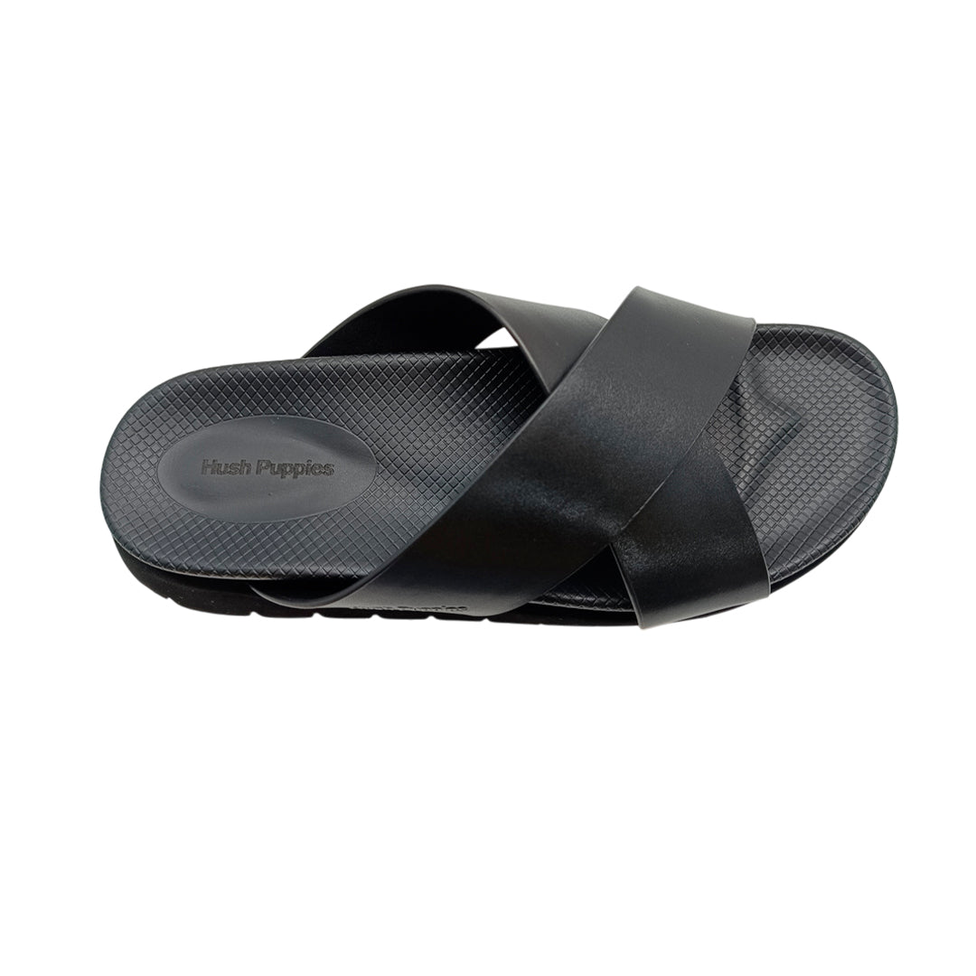 Sandalias slip on Asher para hombre color negro