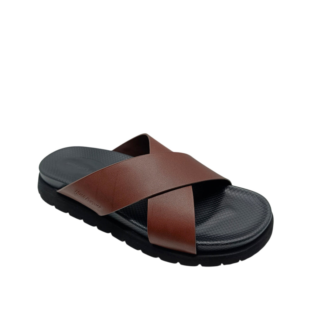 Sandalias slip on Asher para hombre color café