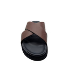 Sandalias slip on Asher para hombre color café