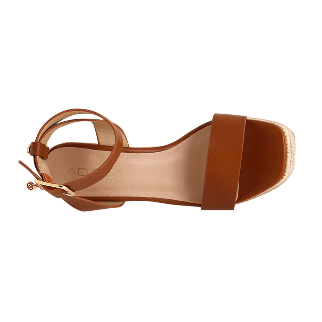 Sandalias de cuña Ferrara para mujer color tan