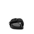 Sandalias slip on Eva para mujer color negro