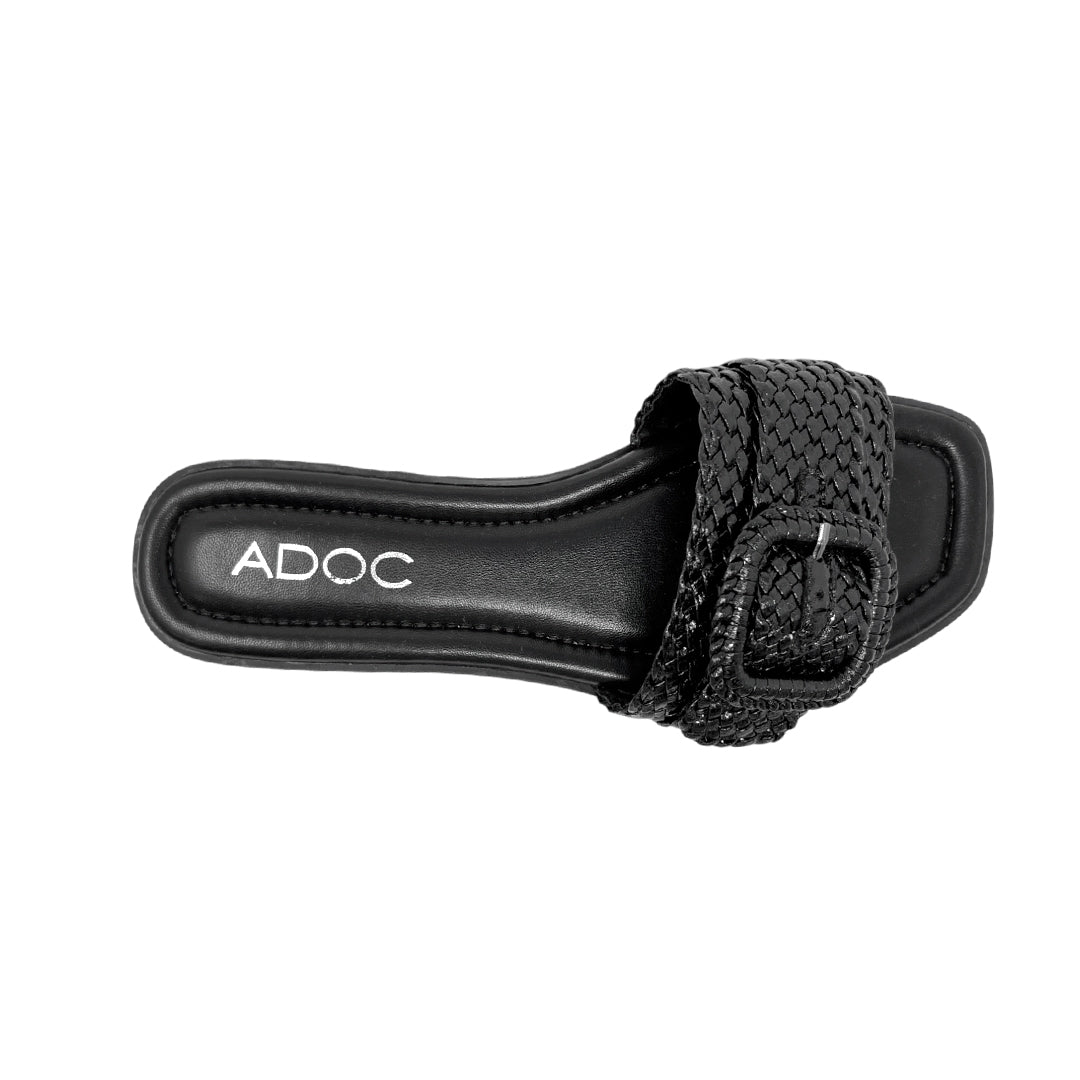 Sandalias slip on Eva para mujer color negro