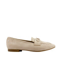 Mocasines Benitto para mujer color beige