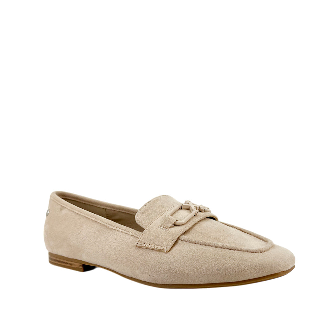Mocasines Benitto para mujer color beige