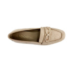 Mocasines Benitto para mujer color beige