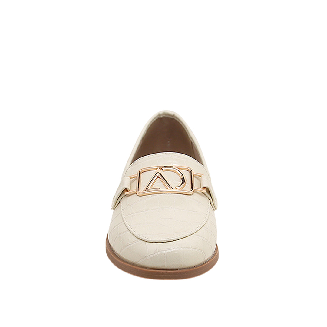 Mocasines Filomena para mujer color hueso