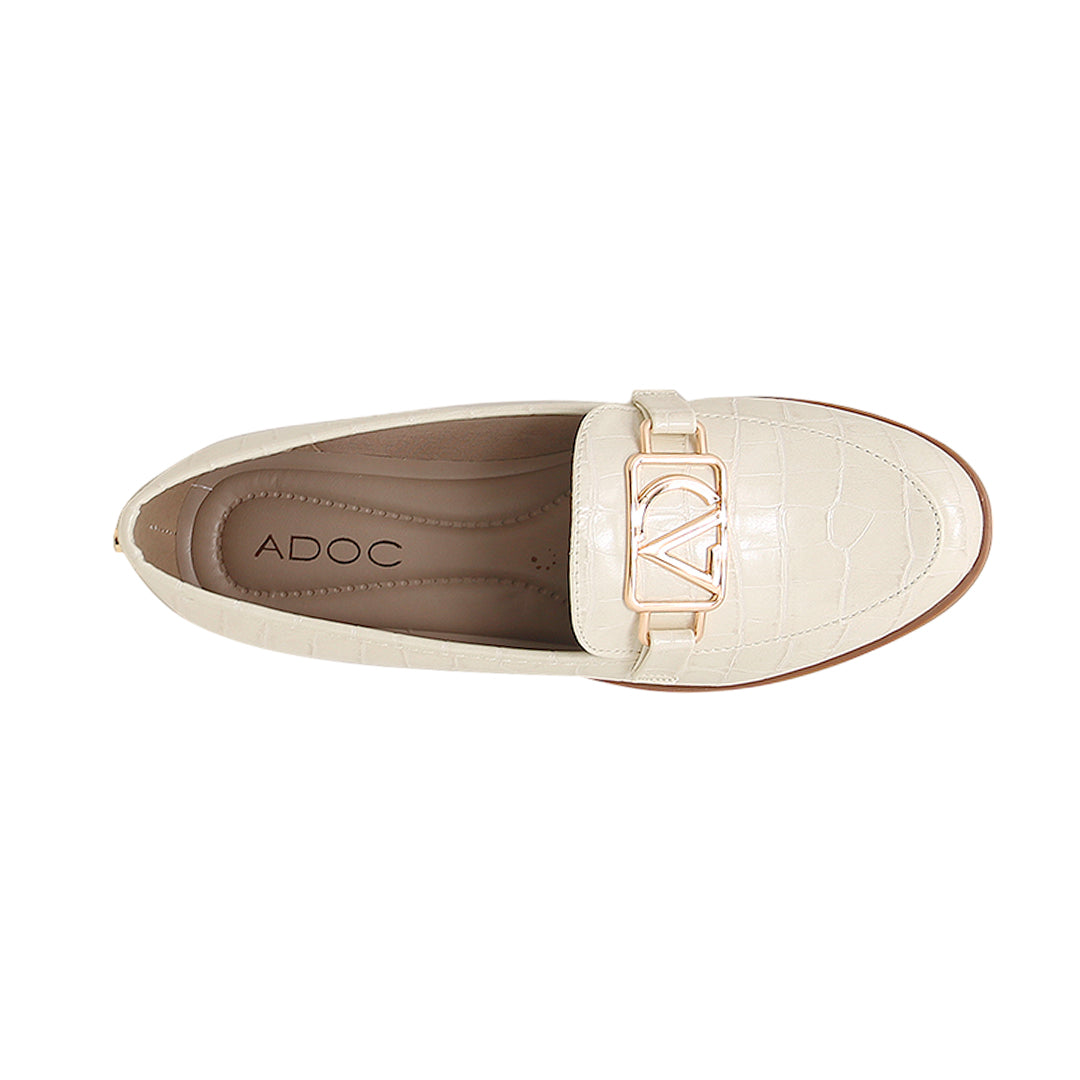 Mocasines Filomena para mujer color hueso