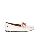 Mocasines Agatta para mujer color hueso