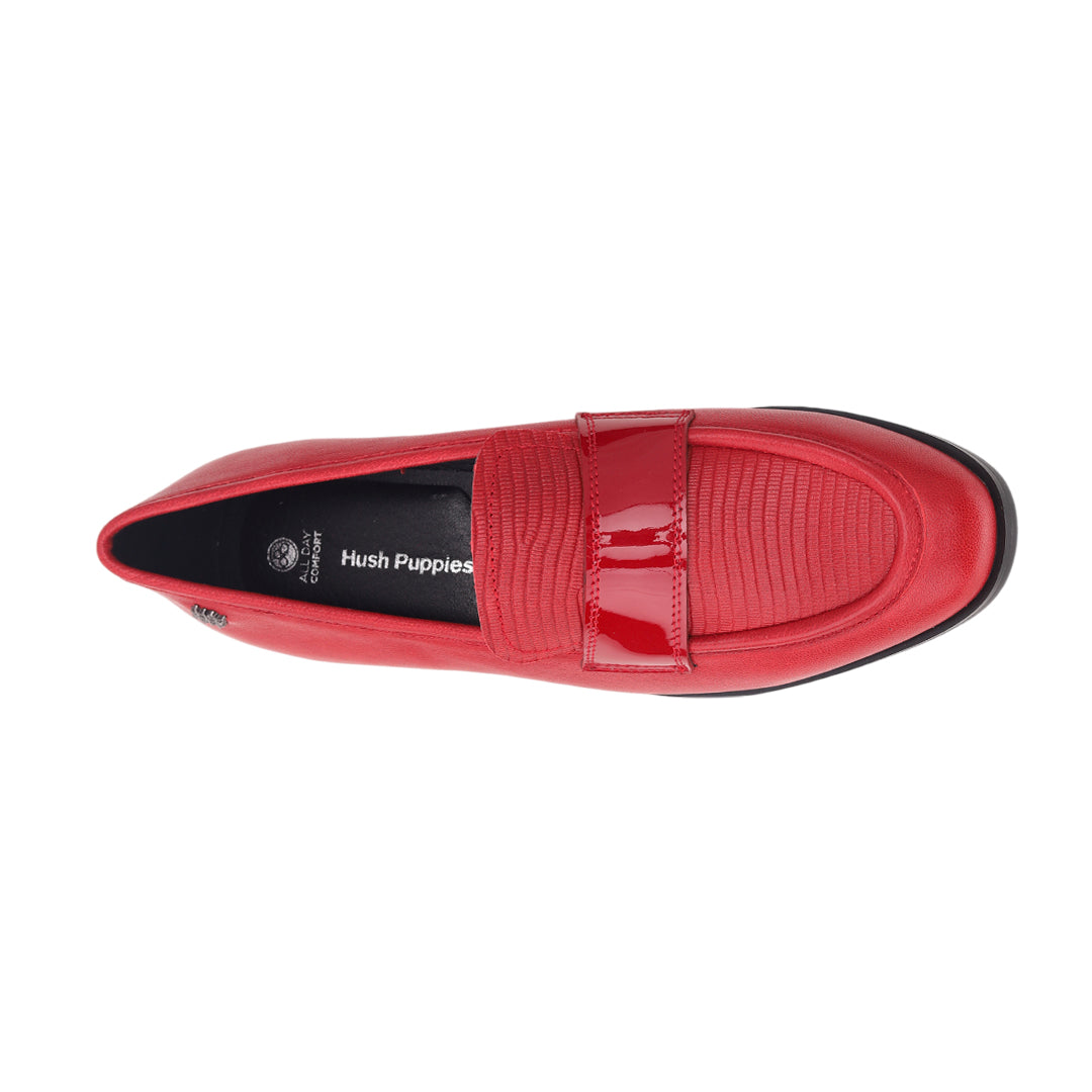 Mocasines Catalina para mujer color vino