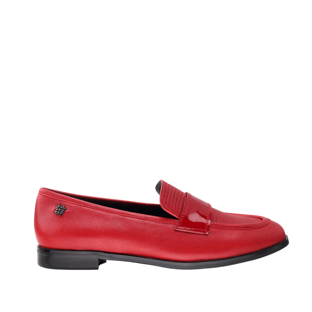 Mocasines Catalina para mujer color vino