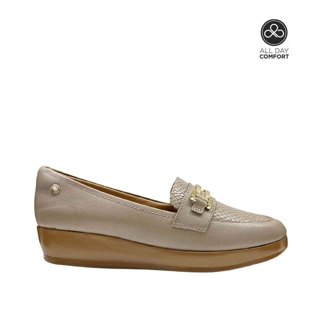 Mocasines Maritzza para mujer color taupe