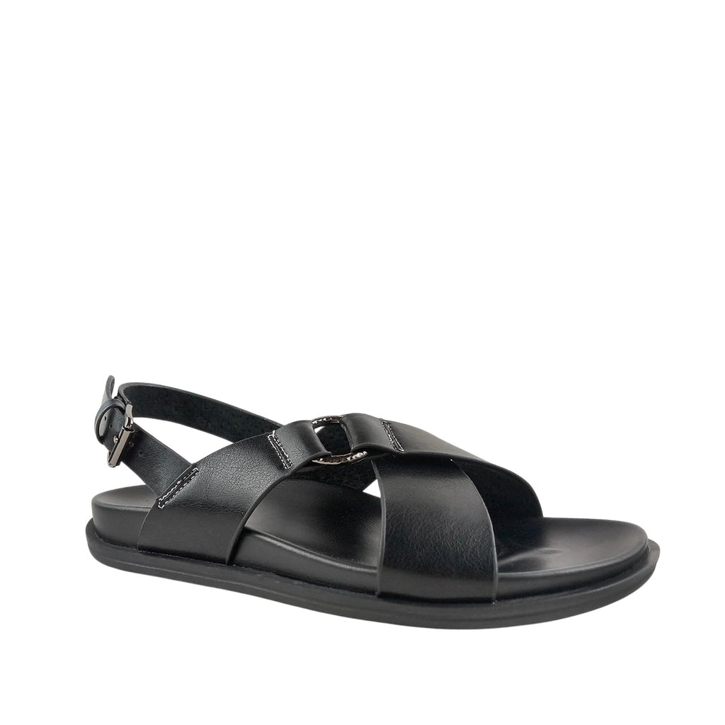 Sandalias flats Briana para mujer color negro
