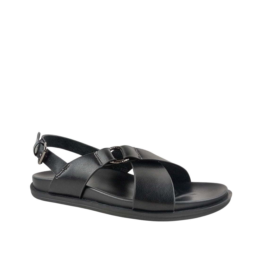 Sandalias flats Briana para mujer color negro