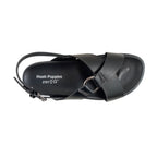 Sandalias flats Briana para mujer color negro