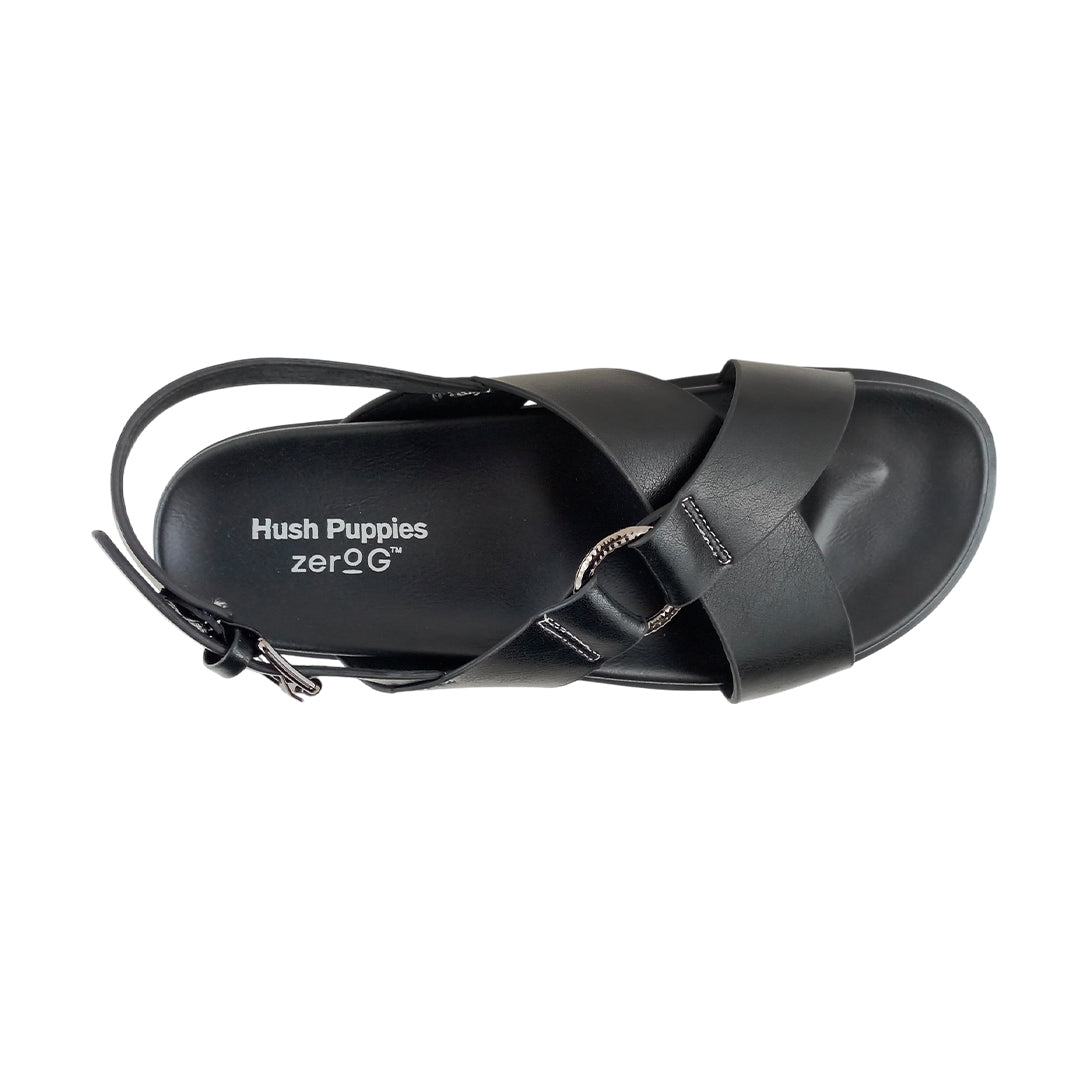 Sandalias flats Briana para mujer color negro