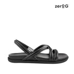 Sandalias flats Alondra para mujer color negro