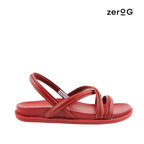 Sandalias flats Alondra para mujer color rojo