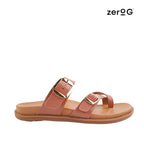 Sandalias flats Becky para mujer color tan