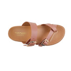 Sandalias flats Becky para mujer color tan