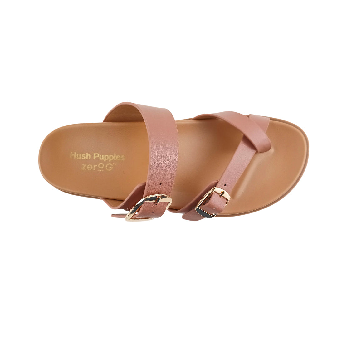 Sandalias flats Becky para mujer color tan
