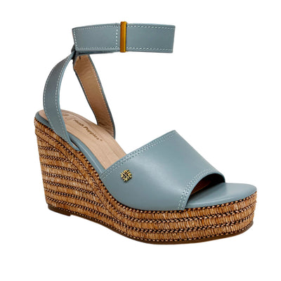 ARCHIVADO POR DEFECTO Sandalias de plataforma Cleo para mujer color celeste