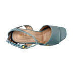 ARCHIVADO POR DEFECTO Sandalias de plataforma Cleo para mujer color celeste