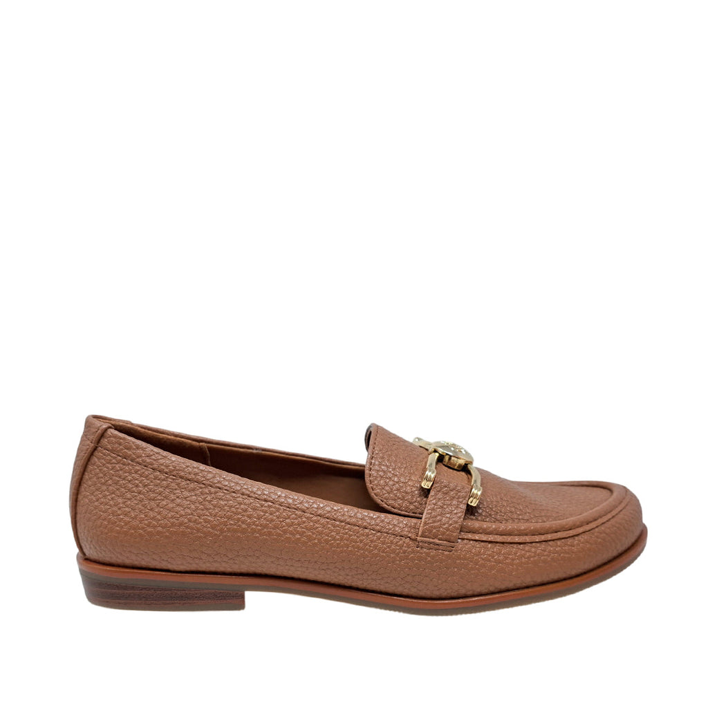 Mocasines Noden para mujer color tan
