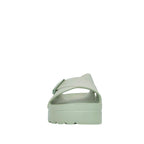 Sandalias flats Milan verde