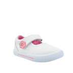 Canvas Fleur para infante color blanco