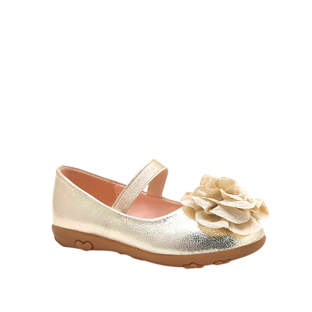 Ballerinas Flori para infante color dorado